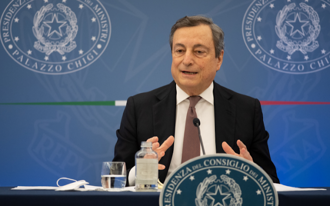 Draghi: "Oggi riapriamo di più il paese, scuola in presenza"