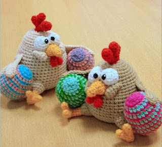 PATRON GRATIS GALLINA AMIGURUMI 48587 🐔