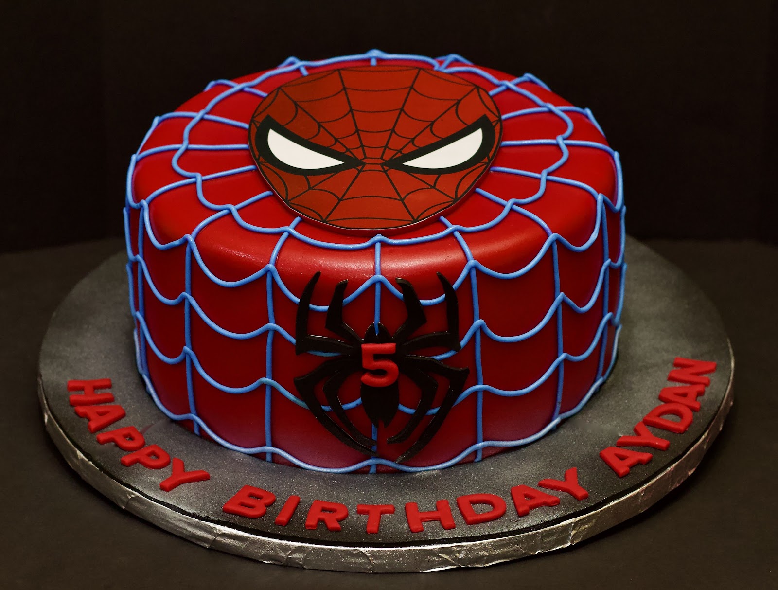 spider-man birthday cake