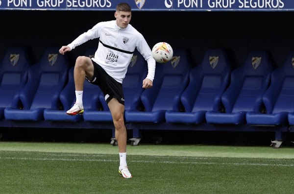 Málaga, sesión previa al encuentro ante el Almería