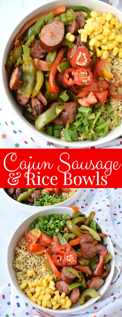 Cajun Bowls with Sausage and Peppers