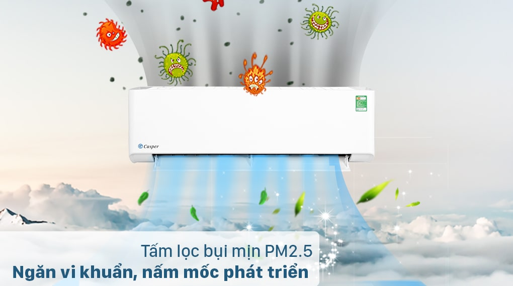 Lọc sạch bụi bẩn và vi khuẩn với tấm lọc bụi mịn PM2.5