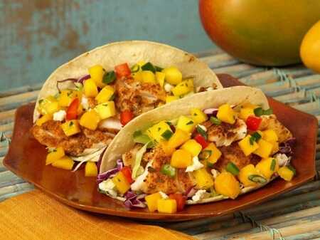 Fit and Fast: Baja Fish Tacos with Mango Salsa