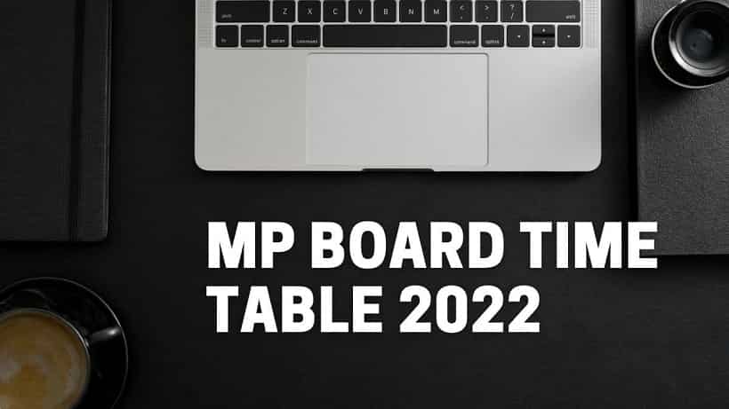 MP Board Time Table 2022