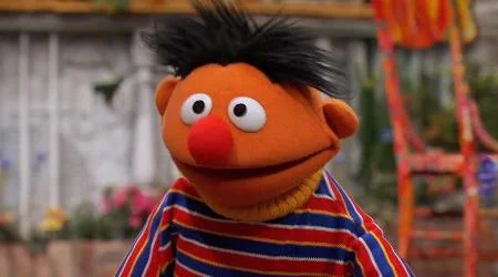 Orange Sesame Street Characters Ernie