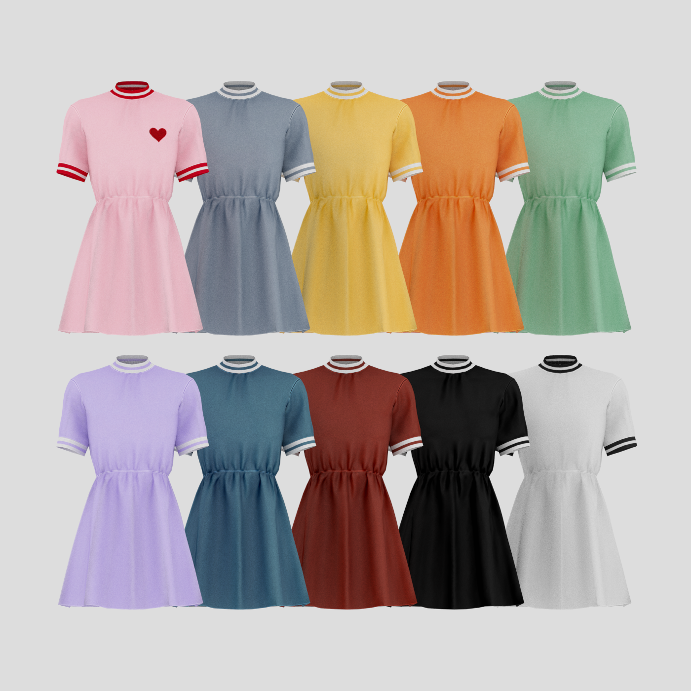 - ̗̀ Meii Dress + Tot Version ̖́- (TS4) - Daisy Pixels