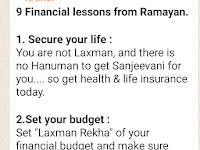Financial lessons from Ramayan.