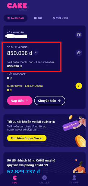 Kiếm tiền Online trên điện thoại cài đặt app Cake