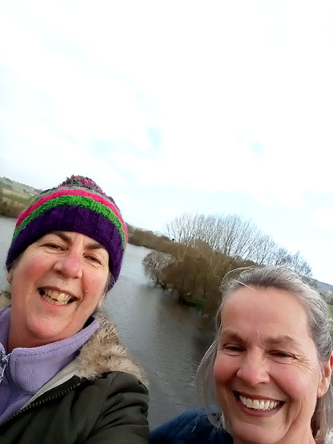 Selfie on the old railway bridge, La Roche Posay, Vienne, France. Photo by Loire Valley Time Travel.