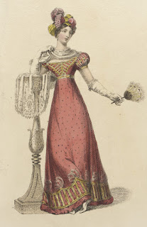 Fashion Plate, ‘Full Dress’ for ‘The Repositiory of Arts’ Rudolph Ackermann (England, London, 1764-1834) England, London, December 1, 1823 Prints; engravings Hand-colored engraving on paper