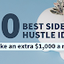 top 10 side hustles from home    