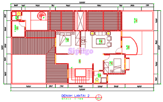 Gambar-Rumah-Minimalis-Terbaru-2-Lantai-Ukuran-11X20-Meter-Format-Dwg-Autocad-02