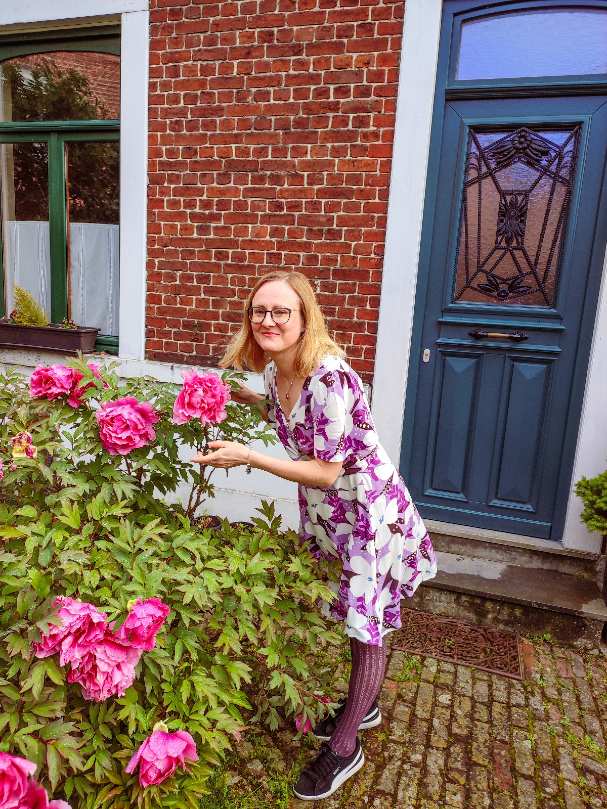 Une robe fleurie pour le printemps avec Mondial Tissus