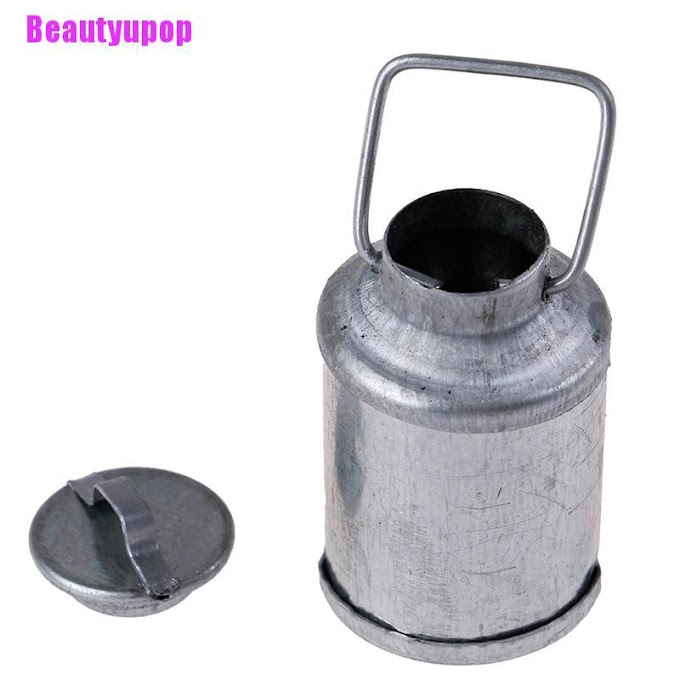 [ beautyupop.vn ] Beautyupop> 1:12 Doll House Miniature Accessories Farm Metal Milk Can Kettle Pot