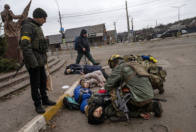 New York Times image of dead family