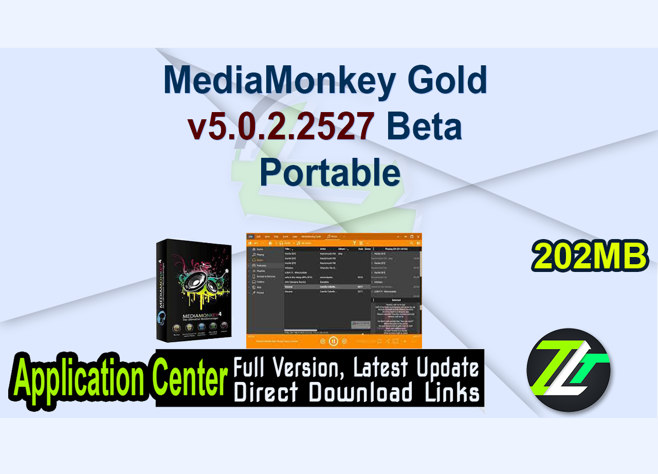 MediaMonkey Gold v5.0.2.2527 Beta Portable