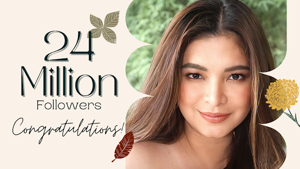 Angel Locsin‘s Facebook page reached 24M followers!