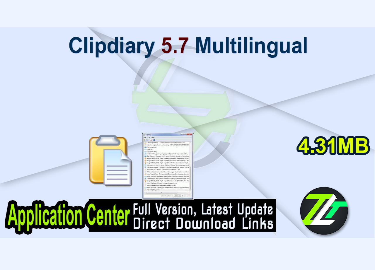 Clipdiary 5.7 Multilingual