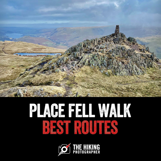 Place Fell walk Ullswater Patterdale Glenridding Pooley Bridge walk route map