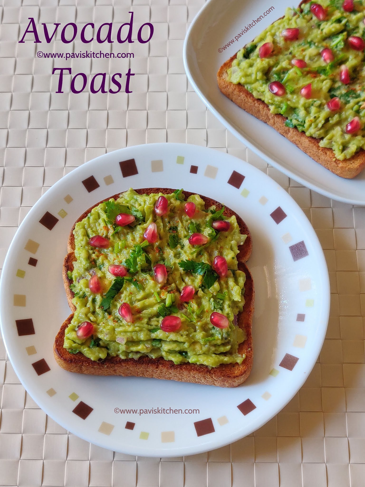 Avocado toast recipe | avocado bread toast | Indian avocado sandwich | Guacamole sandwich