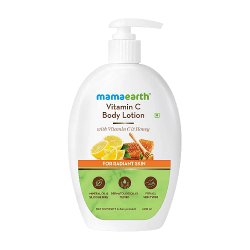 Mamaearth Vitamin C Body Lotion | Best Body Lotion For Radiant Skin