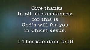 1 Thessalonians 5 18