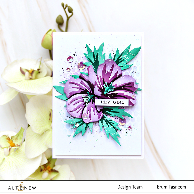 Altenew Craft-a-Flower: Orion Geranium | Erum Tasneem | @pr0digy0