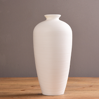 White ceramic vase