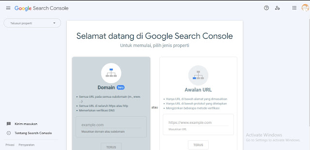 Google search console tidak bisa diakses - Verifikasi Domain di Google Search Console Lewat DNS Provider