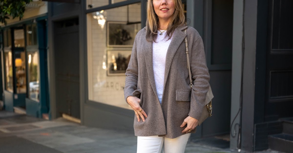 5 ways to wear white jeans in winter - Cheryl Shops
