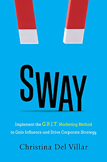 Sway: Implement the G.R.I.T. Marketing Method to Gain Influence and Drive Corporate Strategy by Christina Del Villar - self-published book marketing sites