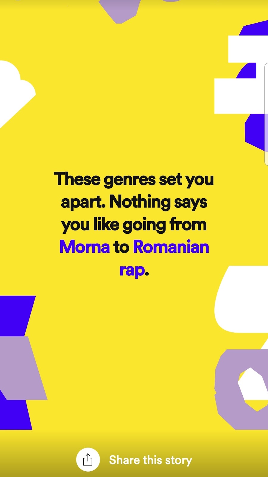 Spotify 2021 Only You genres
