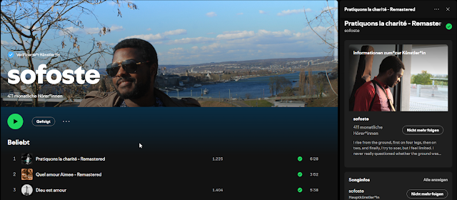My Spotify Artist Account