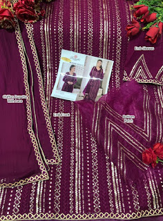 Ramsha Rose Gold Nx Pakistani Suits Wholesaler