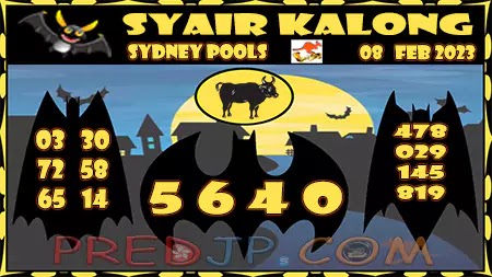 Prediksi Sydney Kalong Keramat Rabu 08-Feb-2023