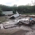 Cemitério público fica destruído após chuvas e transbordo de rio no interior do estado potiguar