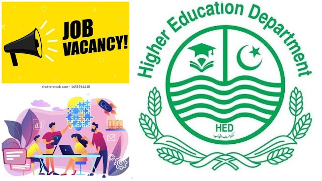 Golden Opportunity for Unemployed Youth of Pakistan in the Department of Higher Education