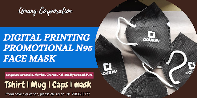 Promotional N95 Logo Printed Mask - Delhi NCR Noida Gurgaon Ghaziabad - Digital Printing Promotional N95 Face Mask