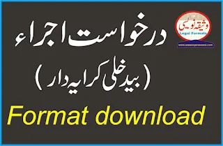 Execution Petition  Format in urdu
