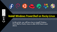 Install Windows PowerShell on Rocky Linux