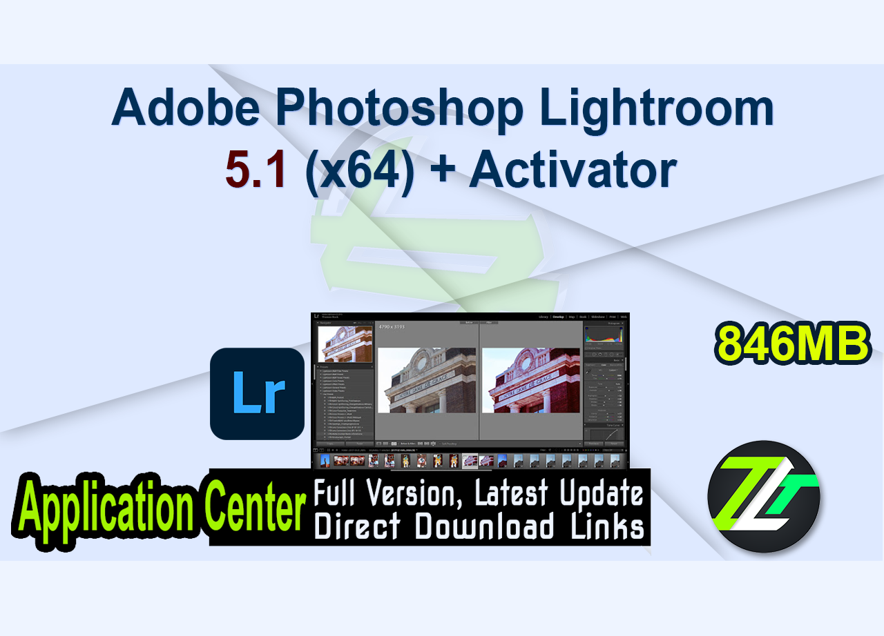 Adobe Photoshop Lightroom 5.1 (x64) + Activator