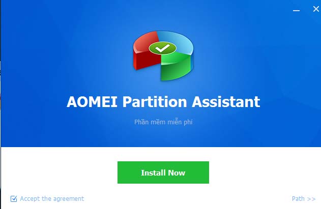 Cách tải và cài đặt AOMEI Partition Assistant 9.6 a2