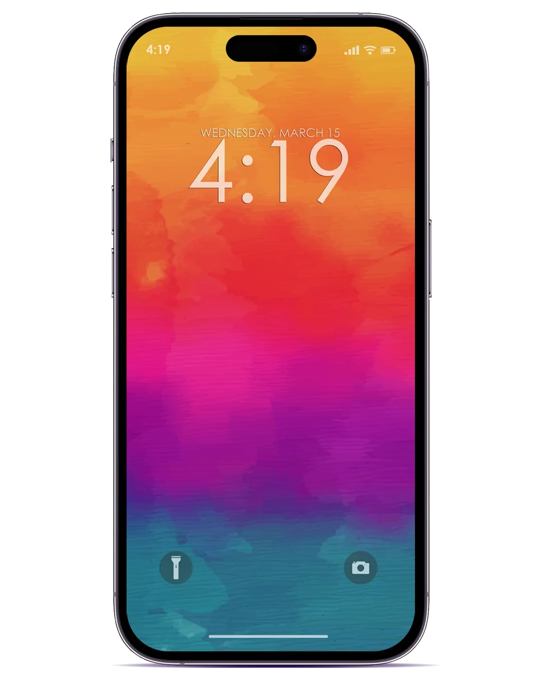 colorful gradient abstract wallpaper for ios and android