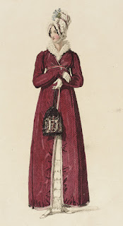 Fashion Plate, 'Promenade Dress' for 'The Repository of Arts' Rudolph Ackermann (England, London, 1764-1834) England, London, December 1, 1816 Prints; engravings Hand-colored engraving on paper