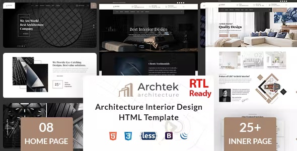 Best Architecture Interior Design HTML Template
