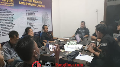 SMSI Lampung Gelar Rapat Pemantapan Pengurusan SMSI Kabupaten Way Kanan Dan Lambar