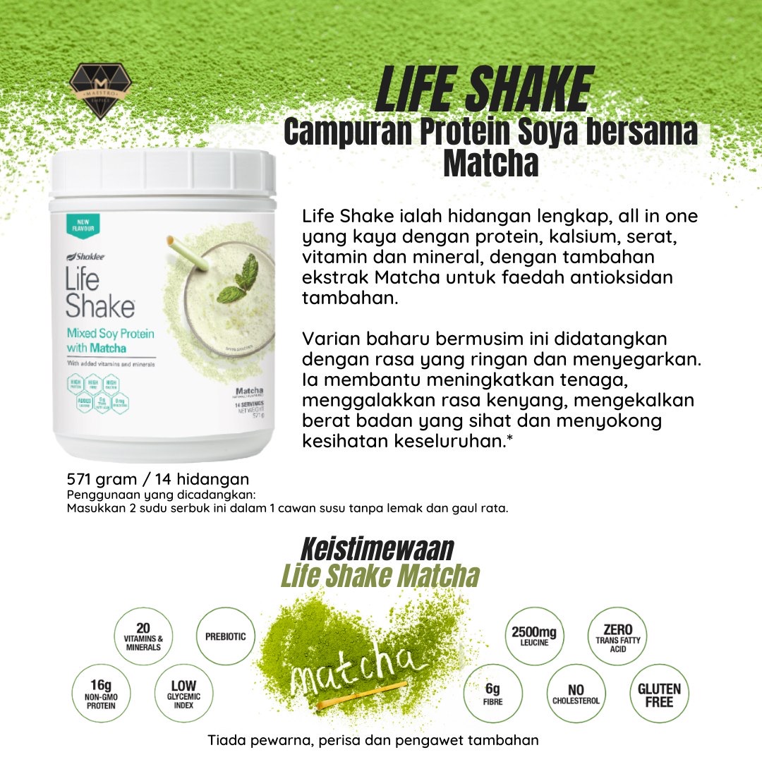 Life Shake Matcha Shaklee