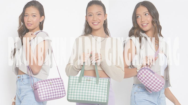 gingham, gingham or checkered, what is gingham bag, brunbrun bag, brunbrun paris bag, brunbrun paris, gingham bag is