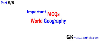 World Geography MCQs
