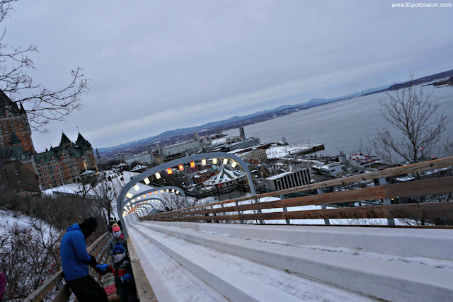 Tobogán de la Terraza Dufferin en Quebec